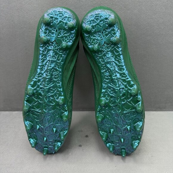 Under Armour Blur Smoke 2.0 MC Suede Mens Size 8 Football Cleats Green NEW - Picture 7 of 8